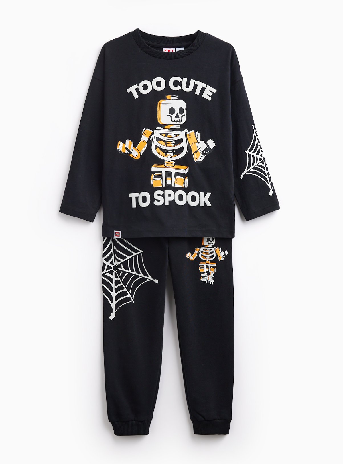 Image of Lego Lego Halloween Skeleton Sweatshirt & Jogger Set 7-8 years